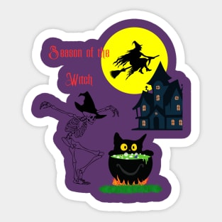 Season of the witch Sticker